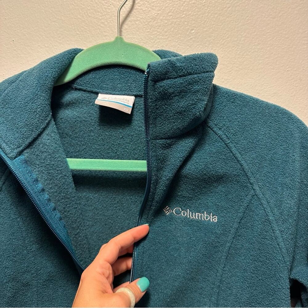 Columbia emerald full zip light weight fleece Size XS - Picture 4 of 6
